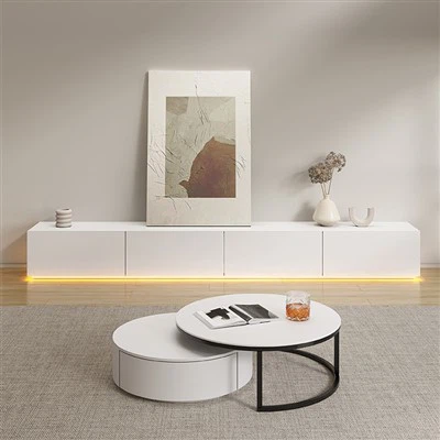 Moderne TV-Tische mit LED-Licht